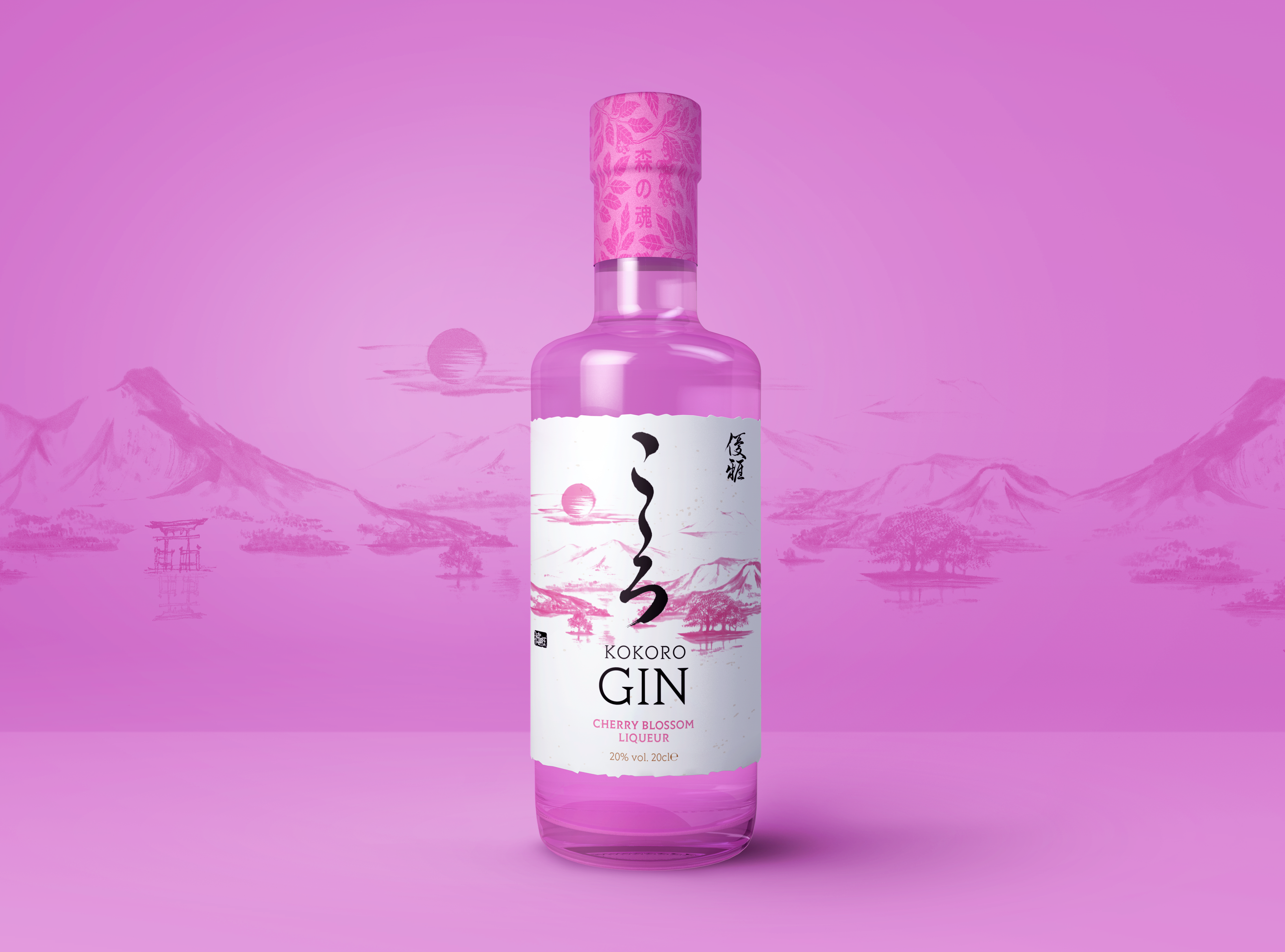 Kokoro Gin Cherry Blossom Liqueur 20cl Kokoro Gin